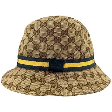 gucci beige brown bucket l guccissima monogram hat|Bucket Hats for Women .